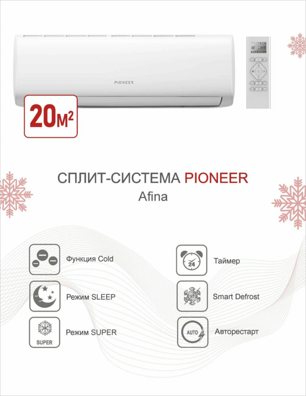 Кондиционеры Pioneer Afina: инновационный подход к комфорту в вашем доме