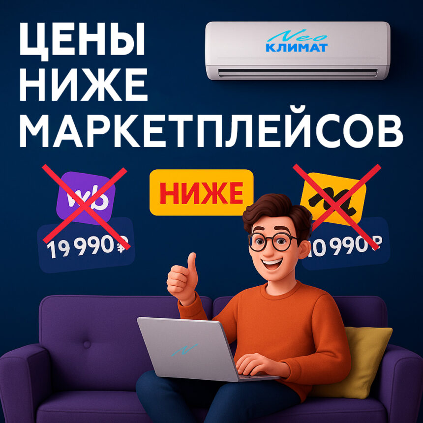 Почему у нас цены ниже маркетплейсов — гарантия от «Нэо Климат»