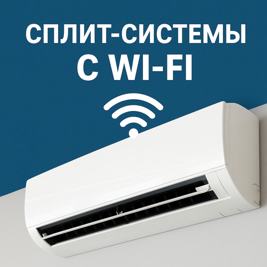 Сплит-системы с Wi-Fi: удобно, тихо, технологично